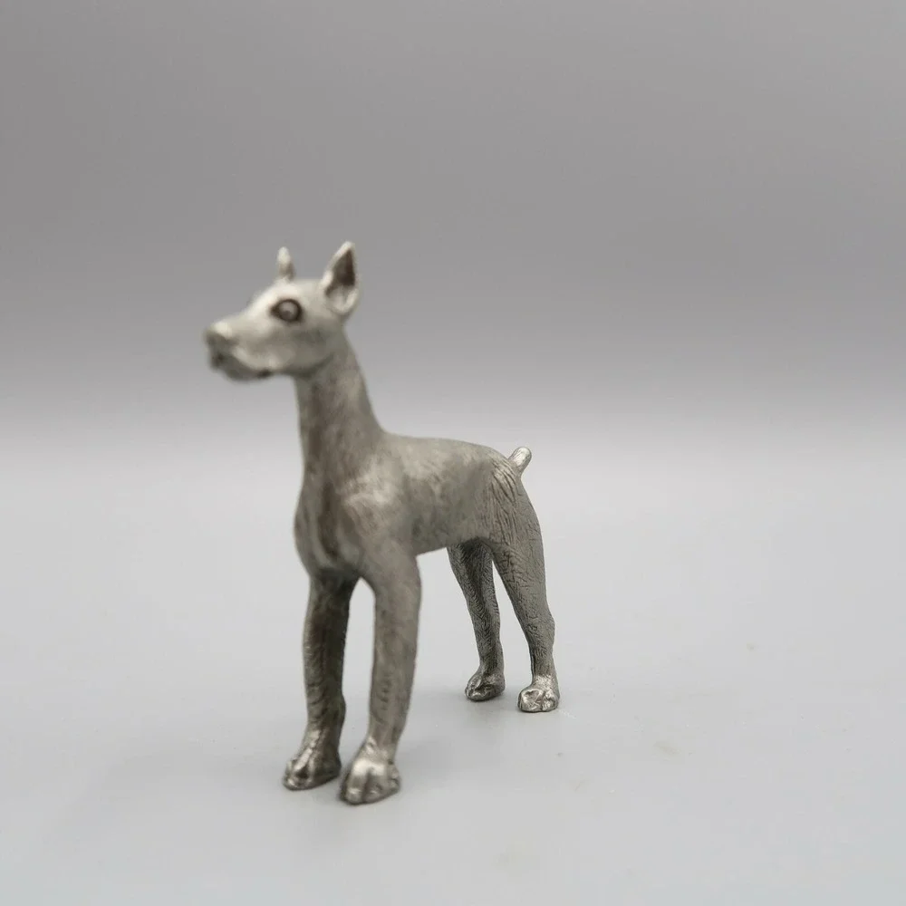 Vintage‎ Doberman Pointer Pewter Dog by BeaLine 2